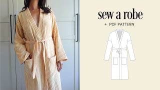 DIY Cotton Robe Sewing Tutorial + Pattern