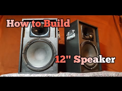 #2 PA-System / How to Build 12" Speakers / The Box 12-280 8-A / Sica 9442
