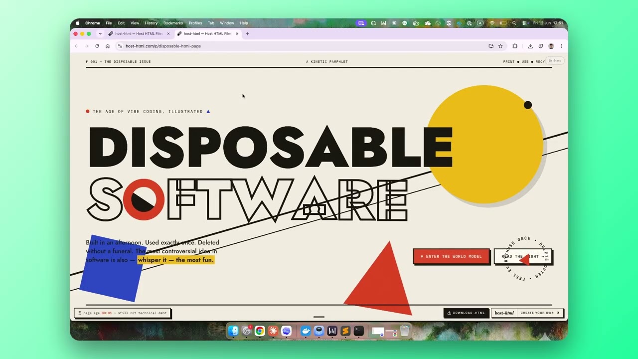 host-html video preview