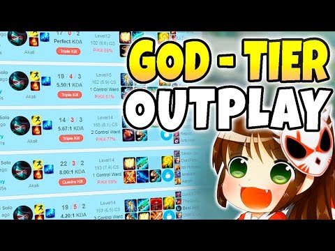 100% WINRATE ABUSING AKALI IN RANKED (INSANE OUTPLAY) CHALLENGER TO RANK 1 AKALI - League of Legends