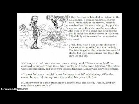 Third Grade Reading Test Prep ~ Monkey Looking for...