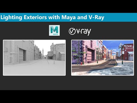 Getting Started with V Ray Lighting in Maya