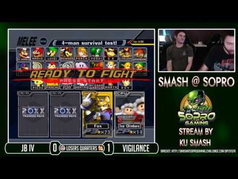 SoPro 34 SSBM - JB IV (Ice Climbers) Vs. Vigilance (Fox) Losers Quarters