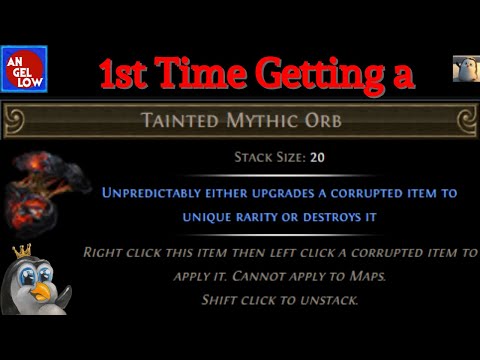 1st Time Getting a Tainted Mythic Orb Drop!
