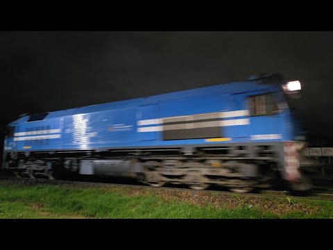 [4K] EMD J16CW/AC 319.206.9 pasando liviana por Marcos Juárez rumbo a Rosario!!!!!!