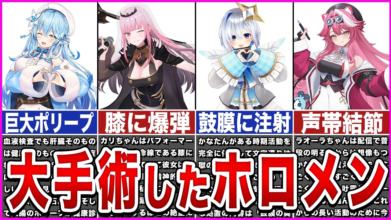 【ホロライブ】大手術したホロメンver2【ゆっくり解説】