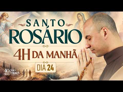 Santo Rosário | 40 Dias com São Miguel Arcanjo 2026 | 03:40 | 11/09 | 24° Dia | Live Ao vivo