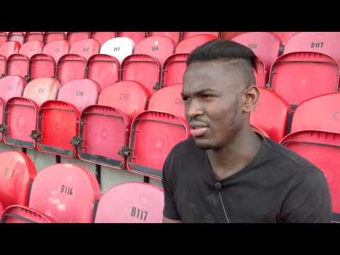 Aristote Nsiala on signing for Grimsby Town