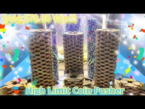 🌟HIGH LIMIT COIN PUSHER $20,000 BUY IN $424,570.00 PROFIT! || MEGA JACKPOT || (MUST SEE) ASMR