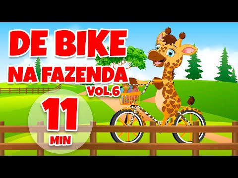 De Bike na Fazenda Vol. 6 - Giramille 11 min | Desenho Animado Musical