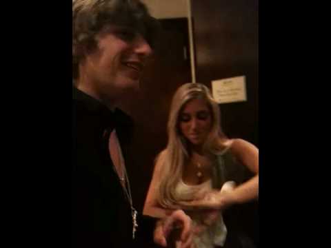 After the party is the hotel lobby and...