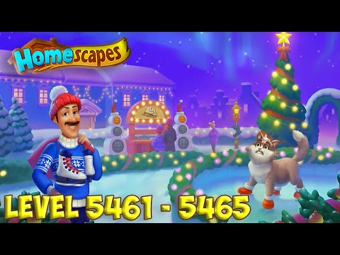 Homescapes level 5461 - 5465 HD