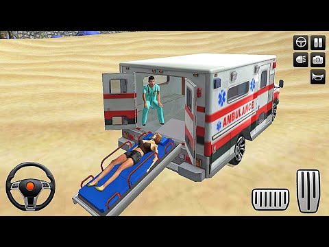 Coast Guard Beach Ambulance Rescue Driver Simulator - #1 Ambulance Game - Android Gameplay
