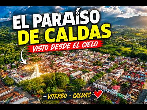 ¿El pueblo más bonito de Caldas? 😍 Descubre Viterbo desde el cielo 🚁
