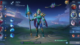 Alpha "Sea Gladiator" Gameplay | Mobile Legends Bang Bang