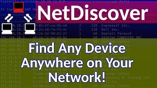 Netdiscover - an open source tool for finding device IPs on your network regardless of subnet.