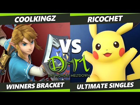 DAT Monday Meltdown 217 - Coolkingz (Link) Vs. Ricochet (Pikachu) SSBU Ultimate Tournament