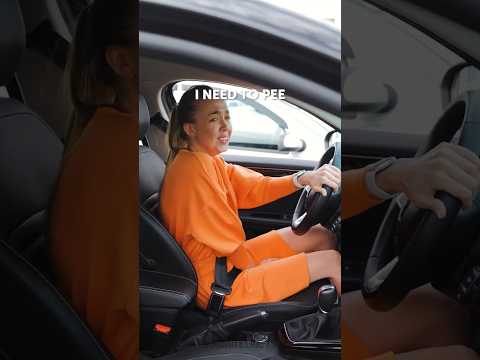 I need to pee in the middle of the Traffic!! DIY Toilet Hack to use EVERYWHERE #shorts #toilet