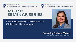 SRUW Seminar: Dr. Quianta Moore on Poverty and Childhood Development