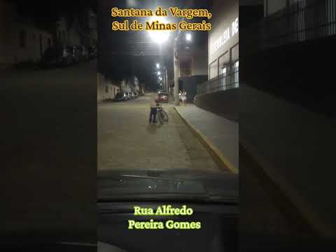 Rua Alfredo Pereira Gomes em Santana da Vargem no Sul de Minas Gerais