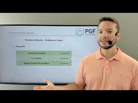 Maratona de Questões - Legislação - Caibaté