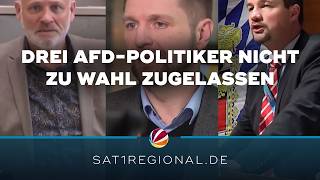 Drei AfD-Politiker in Niedersachsen nicht zur Wahl zugelassen