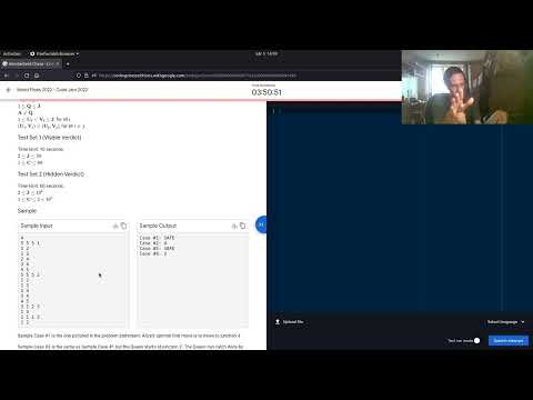 Google Code Jam 2022 Final round screencast