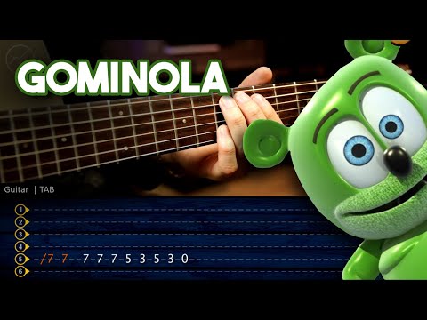 Osito Gominola - Gummibär | Guitar TAB Tutorial Cover Chirstianvib | The Gummy Bear Meme