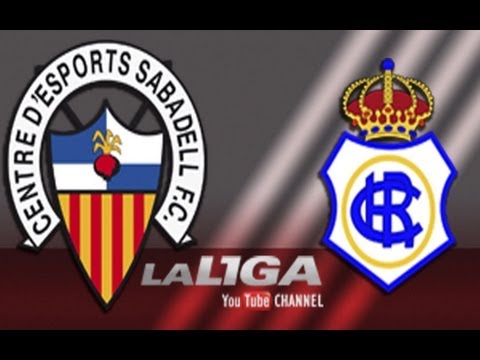 Expulsión de Ciércoles en el CE Sabadell (1-1) Recreativo de Huelva - HD