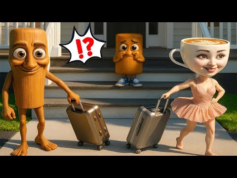 Ballerina Cappuccina  Surprise  with Tung Tung Sahur in Granny House | Funny Horror Animation