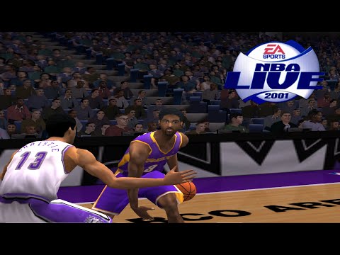NBA Live 2001 PS2 Gameplay - Lakers vs Kings - Highlights - High Quality