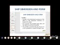 01 Ship Constriction Ship Dimension And Form Class 01