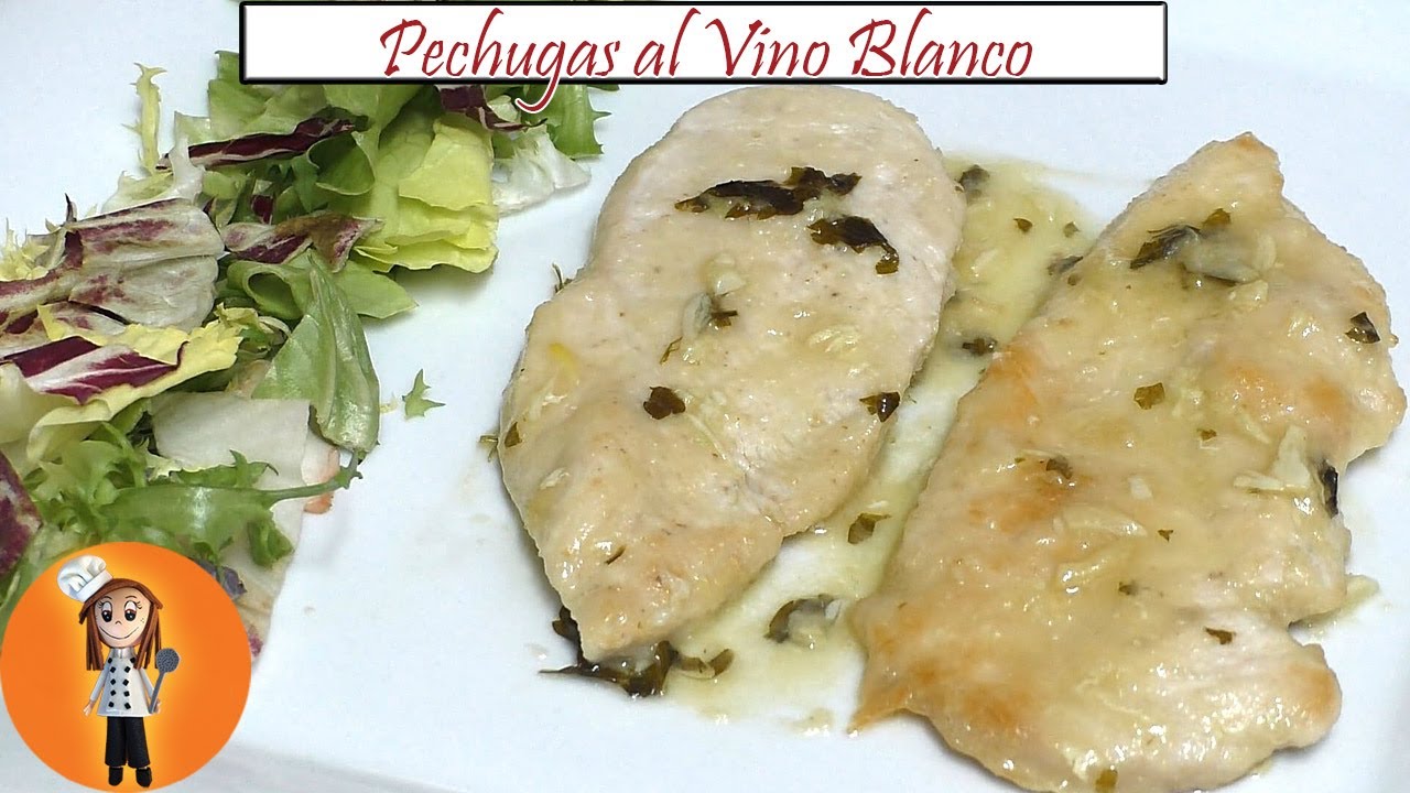 Pechugas al Vino Blanco | Receta de Cocina en Familia