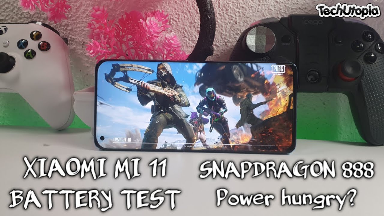 Xiaomi Mi 11 battery drain test! Gaming SOT PUBG! HDR 60 FPS Snapdragon 888 After new updates!
