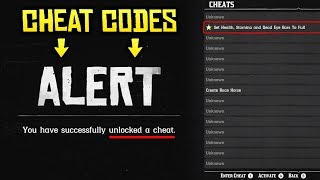 Red Dead Redemption 2 - FULL LIST OF ALL CHEAT CODES! How to Enter & Use Them!