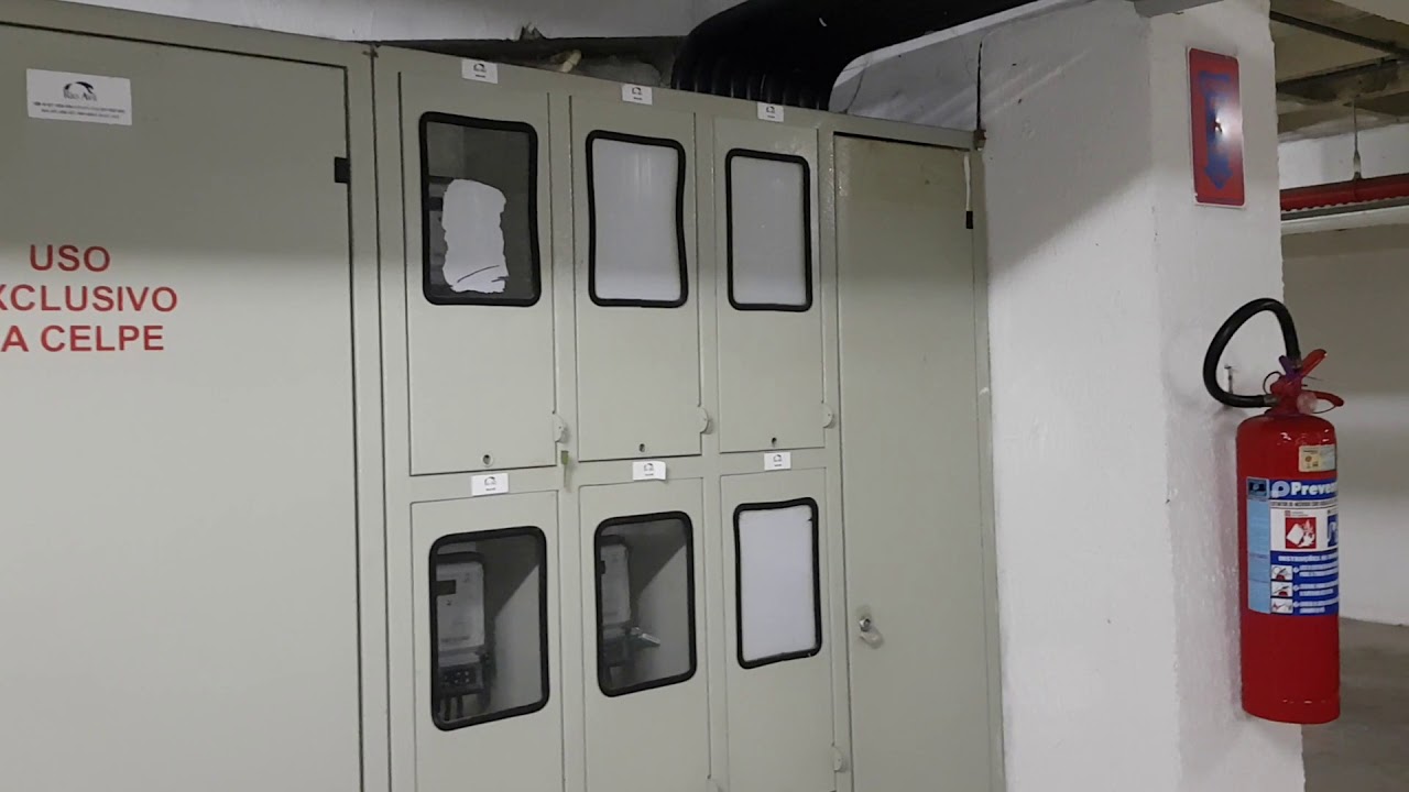 Padrão 60 Medidores Elétrica de Prédio 7 Andares