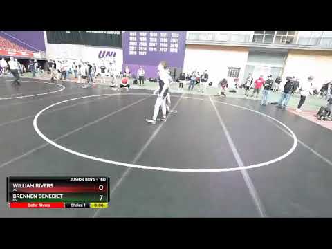 160 Lbs Cons. Round 2 - William Rivers, AL Vs Brennen Benedict, NV 93fc