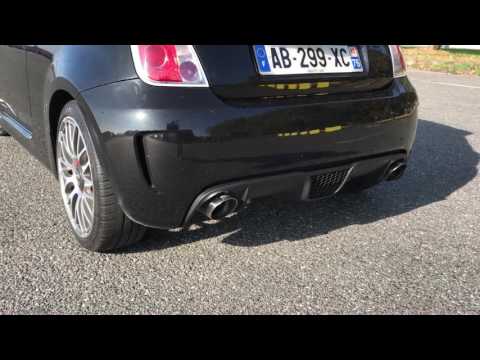 Abarth 500 bombardone 2.0 + downpipe (exhaust sound)