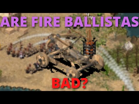 Why Fire Ballistas ARE NOT The BEST Ranged Unit? - Stronghold Crusader