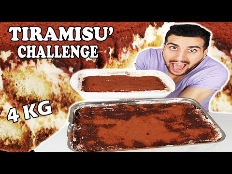 4 KG+ TIRAMISU' CHALLENGE - CHEAT DAY - MAN VS FOOD #foodchallenge #tiramisù #tiramisùchallenge#eats