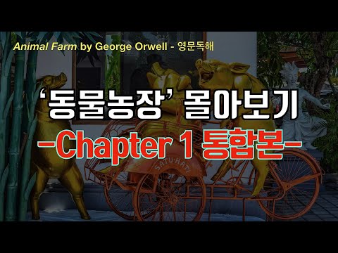 , title : '[영어소설 영문독해] 동물농장 몰아보기 Chapter 1 통합본'