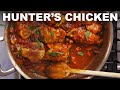 Chicken chasseur (Frenchy chicken stew with tomatoes and butter)