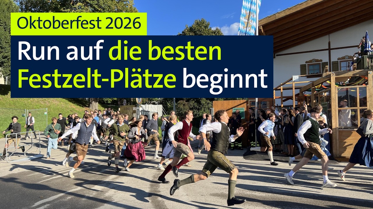 Oktoberfest 2026: Kurz vor dem großen Run auf die besten Festzelt-Plätze | BR24