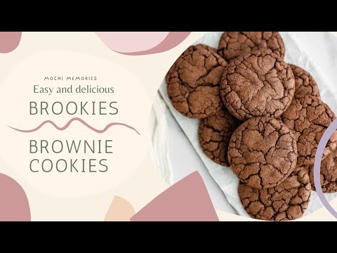 How To Make Fudgy Brownie Cookies | Brookies Recipe  | Easy and Quick to Make
