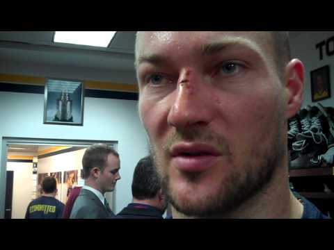 Kevin Klein - Post Game - Nashville Predators vs San Jose Sharks