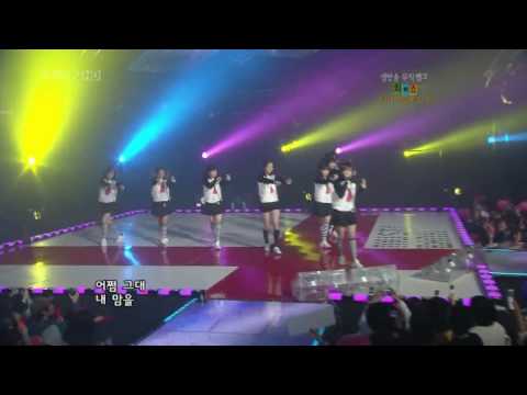 071228 SNSD - Into the new world + Girls' Generation @ KBS2 Music Bank