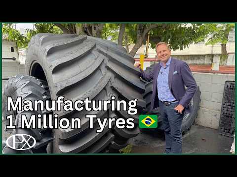 From Rubber to Tractor Tyre, How 1 Million Tyres Are Made Per Year Inside Goodyear Titan Brazil