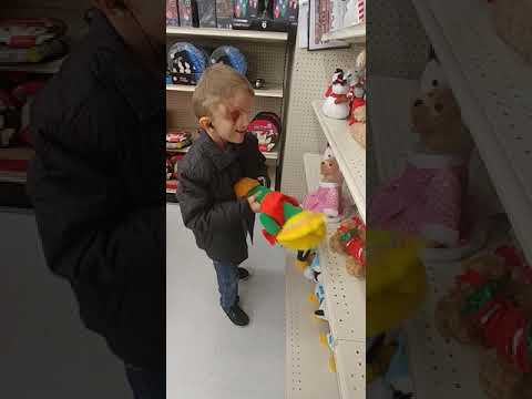 Christian's Singing Christmas Toy Review! Big Lots 2018!