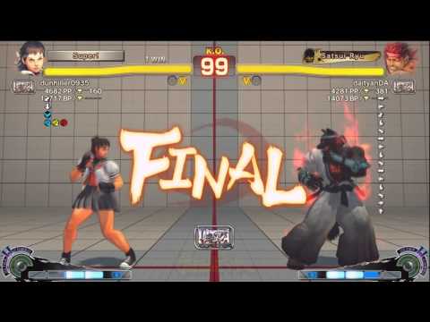 4/4 - dunhiller0935 (Sakura) vs daityanDA (Evil Ryu) - #USF4