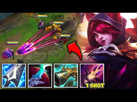 Xayah but I'm full lethality and can delete 3 enemies at once (E hits for 2000)